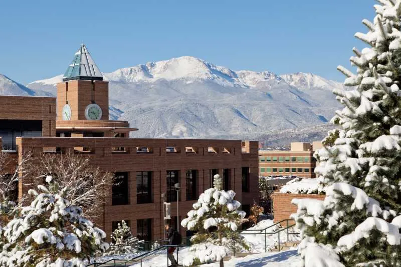 UCCS Campus in the Snow